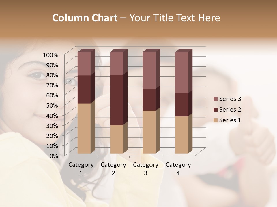 Smart Smile Caucasian PowerPoint Template