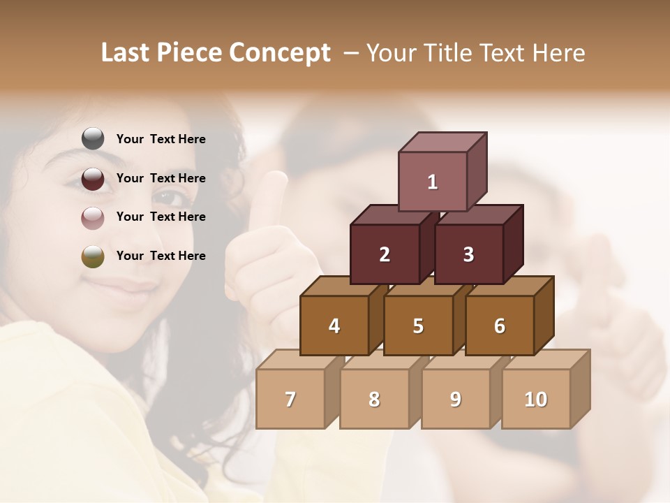 Smart Smile Caucasian PowerPoint Template