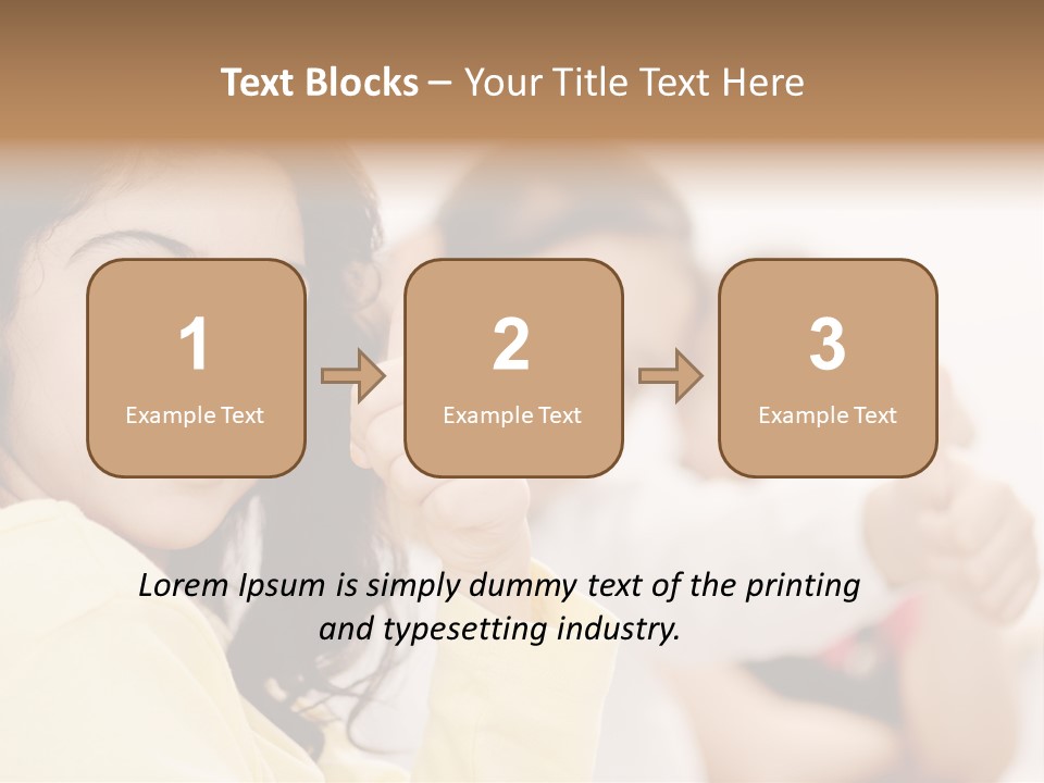 Smart Smile Caucasian PowerPoint Template