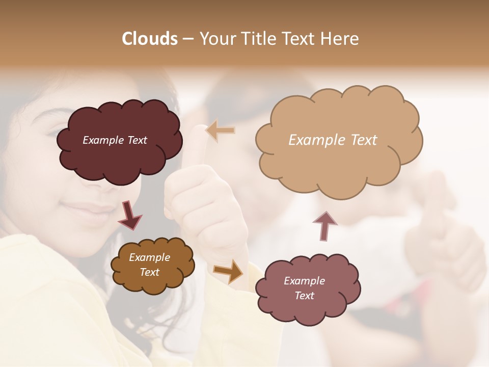 Smart Smile Caucasian PowerPoint Template
