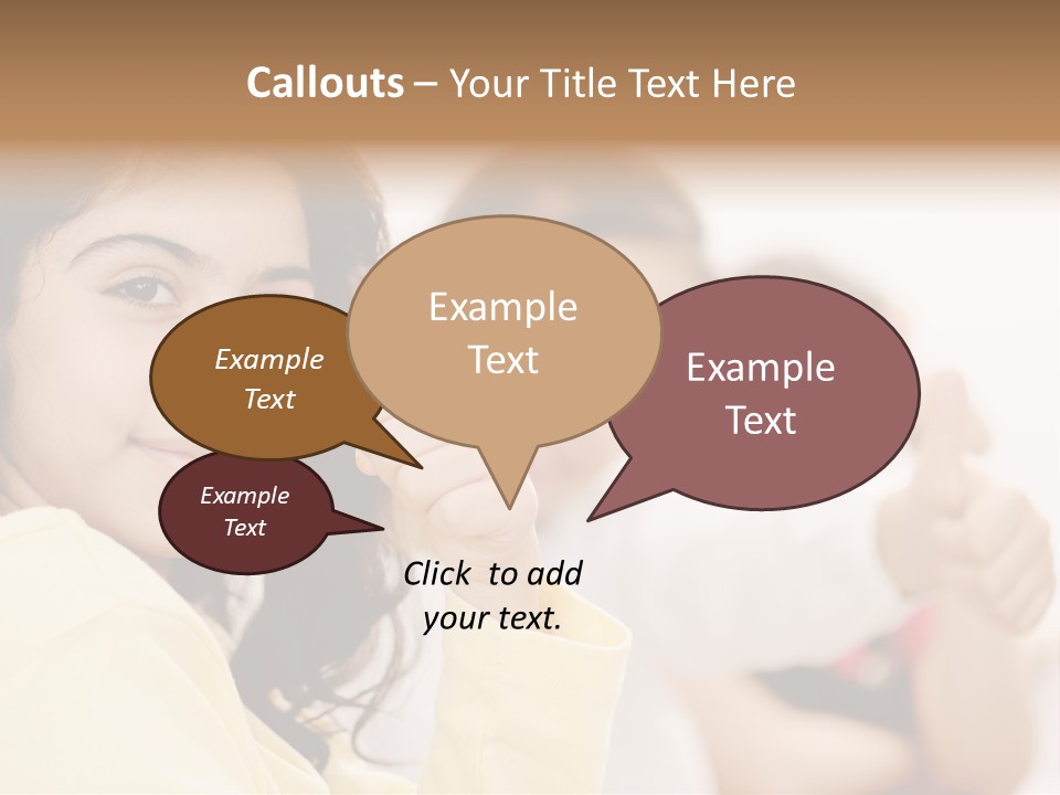 Smart Smile Caucasian PowerPoint Template