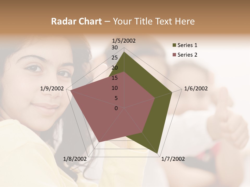Smart Smile Caucasian PowerPoint Template