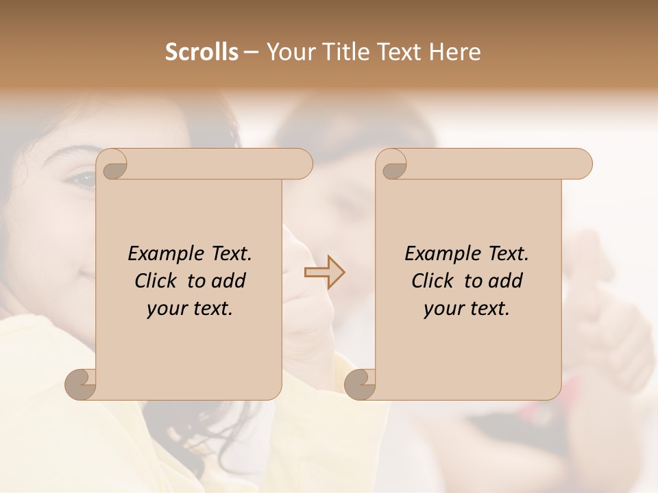 Smart Smile Caucasian PowerPoint Template