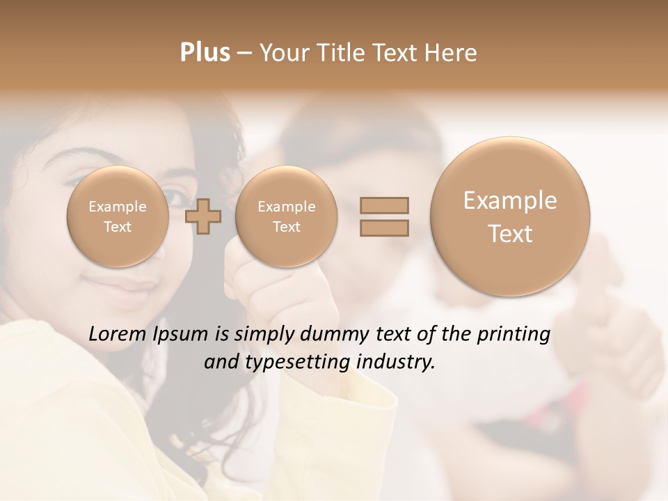 Smart Smile Caucasian PowerPoint Template