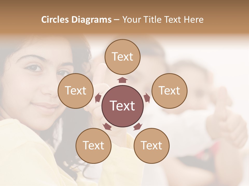 Smart Smile Caucasian PowerPoint Template