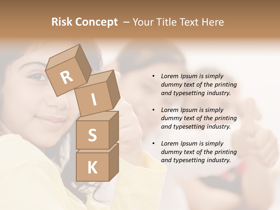 Smart Smile Caucasian PowerPoint Template