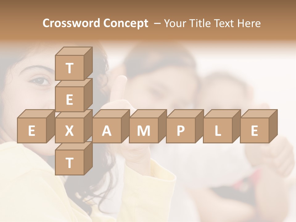 Smart Smile Caucasian PowerPoint Template