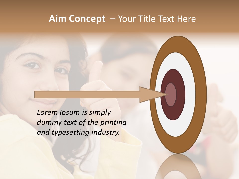 Smart Smile Caucasian PowerPoint Template