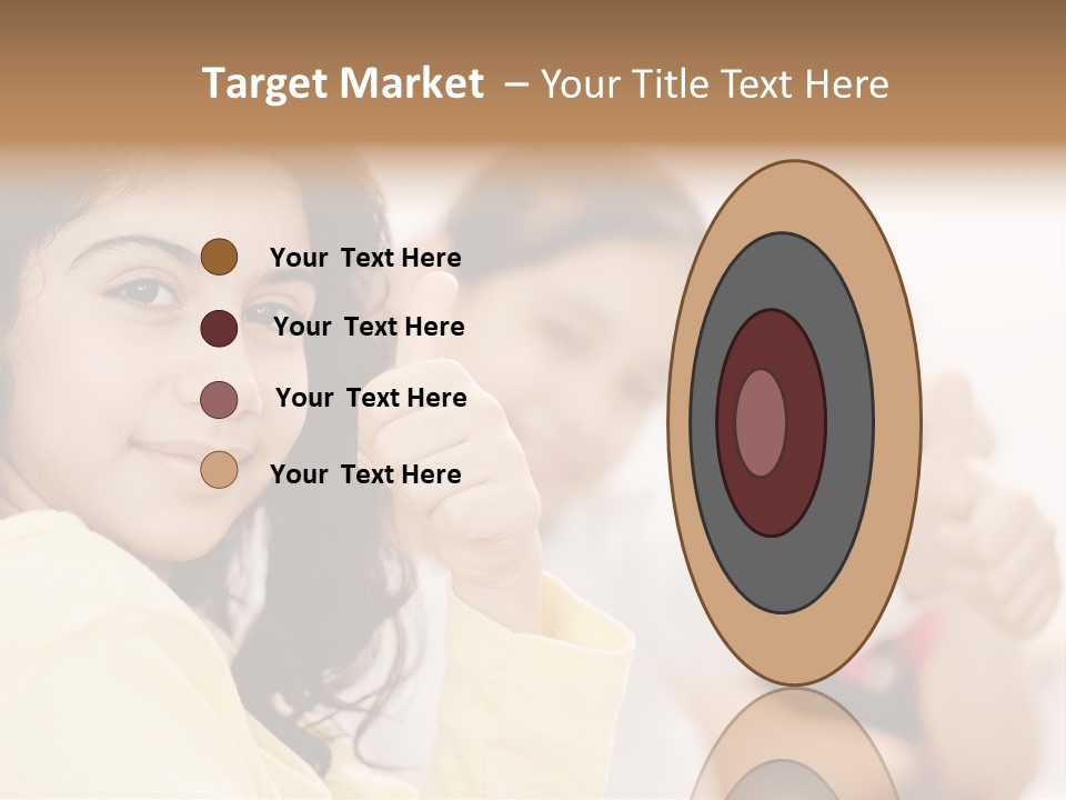 Smart Smile Caucasian PowerPoint Template