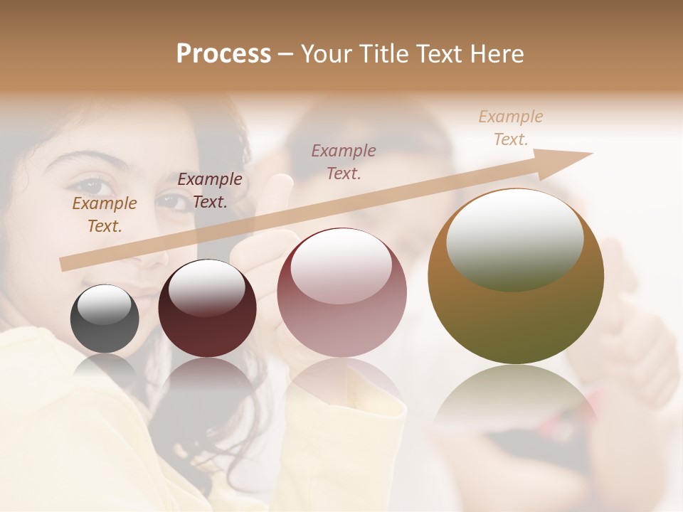 Smart Smile Caucasian PowerPoint Template