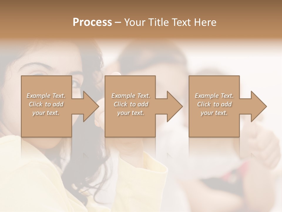 Smart Smile Caucasian PowerPoint Template