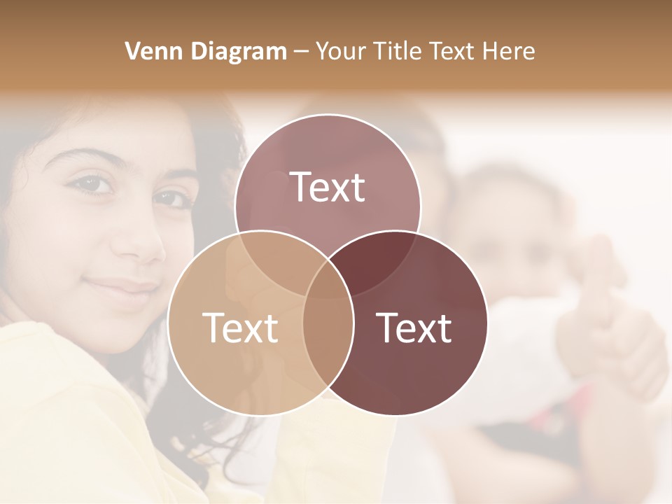 Smart Smile Caucasian PowerPoint Template