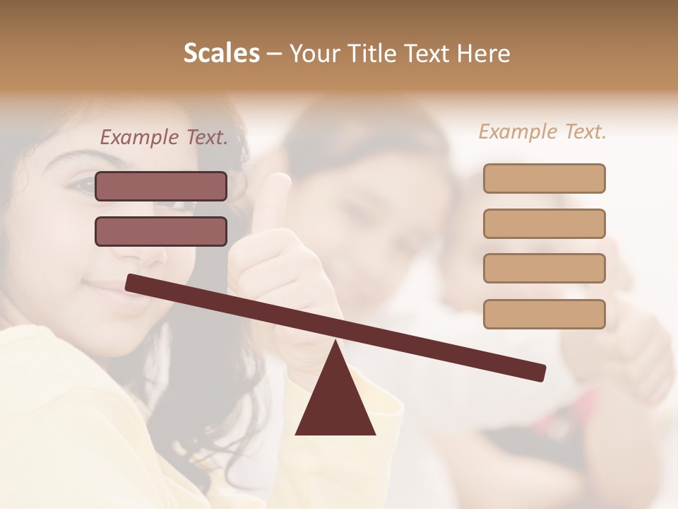 Smart Smile Caucasian PowerPoint Template