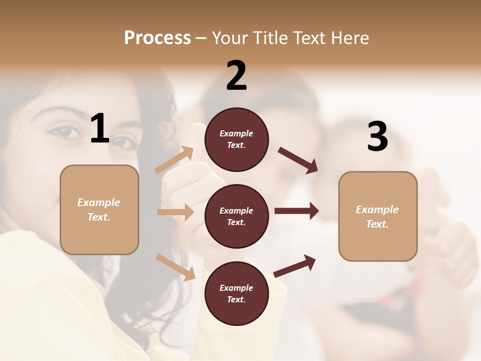 Smart Smile Caucasian PowerPoint Template