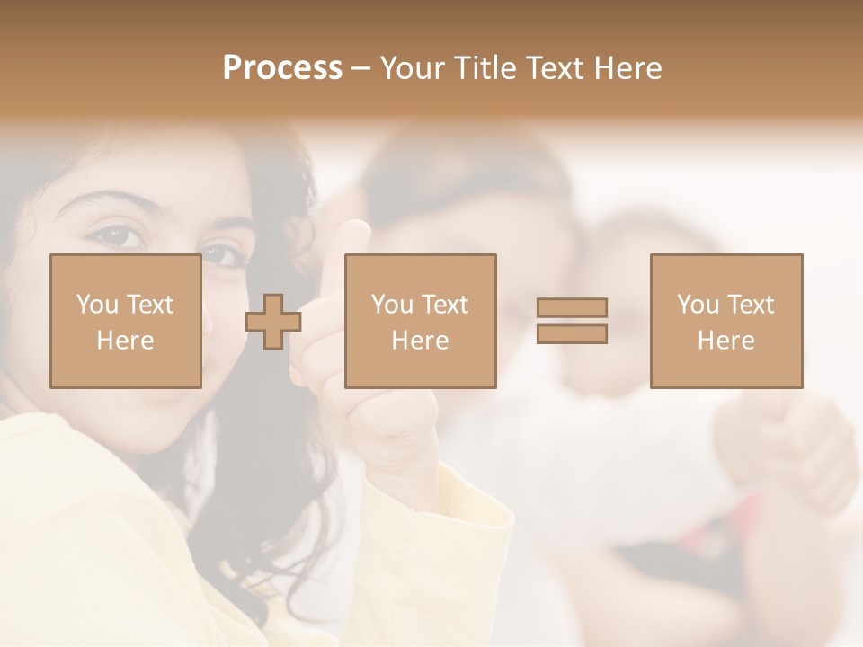 Smart Smile Caucasian PowerPoint Template