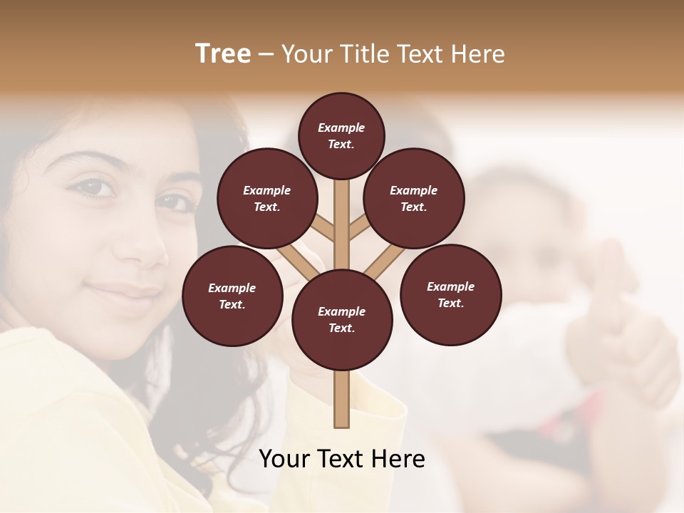 Smart Smile Caucasian PowerPoint Template