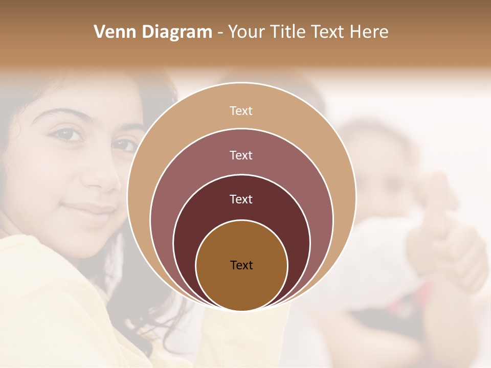 Smart Smile Caucasian PowerPoint Template