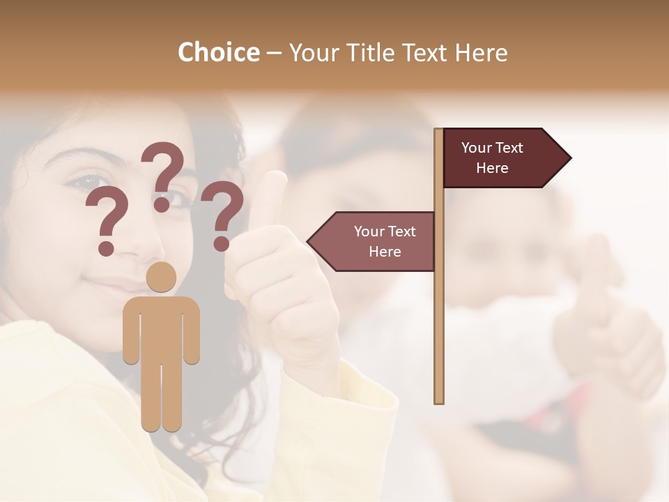 Smart Smile Caucasian PowerPoint Template