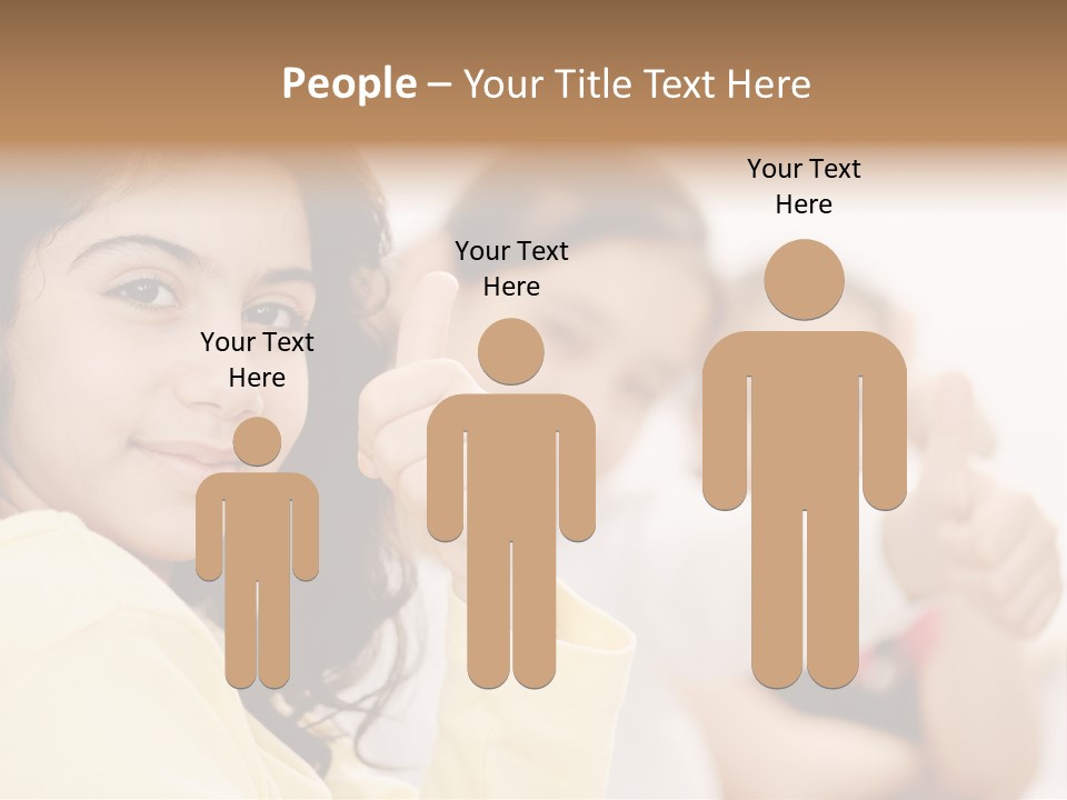 Smart Smile Caucasian PowerPoint Template