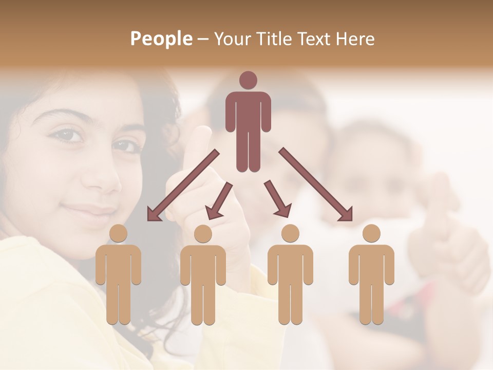 Smart Smile Caucasian PowerPoint Template