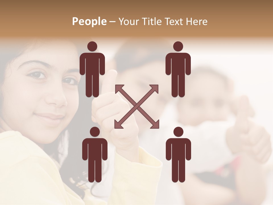 Smart Smile Caucasian PowerPoint Template