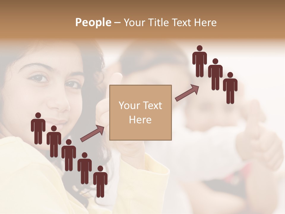 Smart Smile Caucasian PowerPoint Template