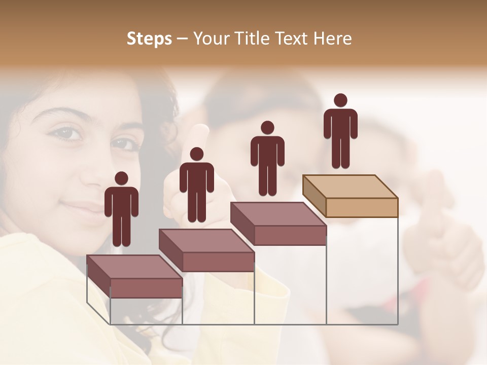 Smart Smile Caucasian PowerPoint Template