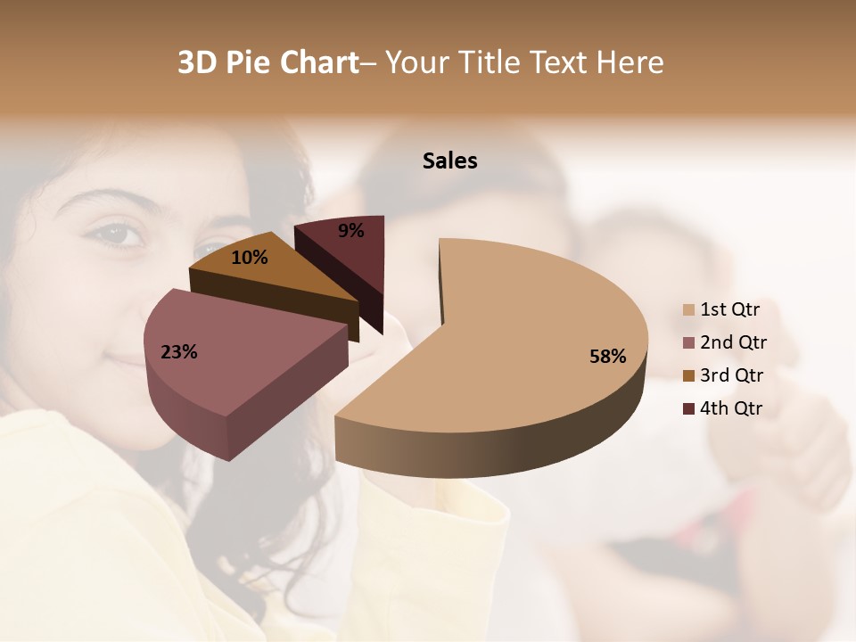 Smart Smile Caucasian PowerPoint Template
