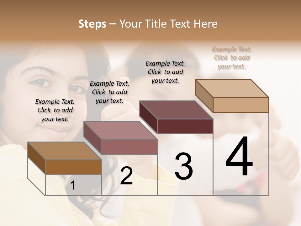 Smart Smile Caucasian PowerPoint Template