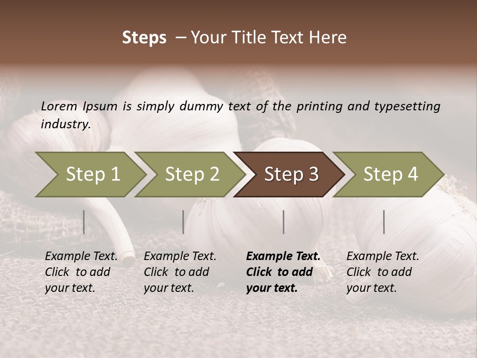 Healthy Bulb Bag PowerPoint Template