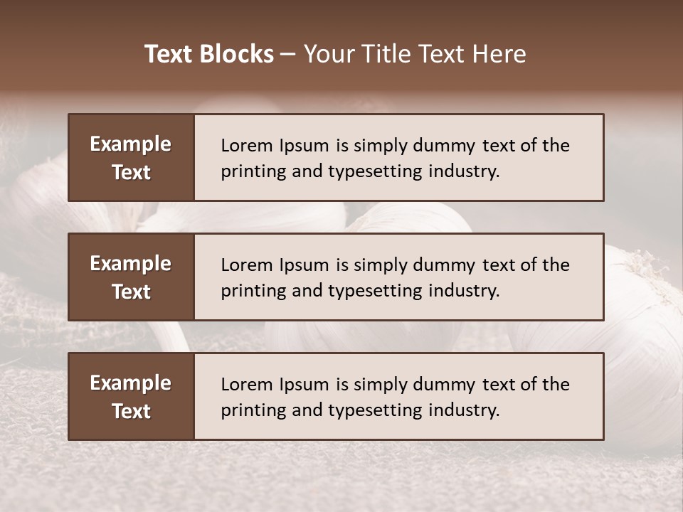 Healthy Bulb Bag PowerPoint Template
