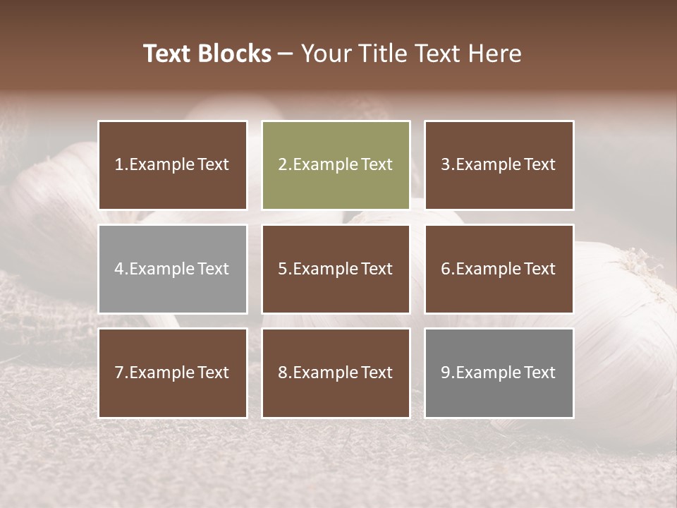 Healthy Bulb Bag PowerPoint Template