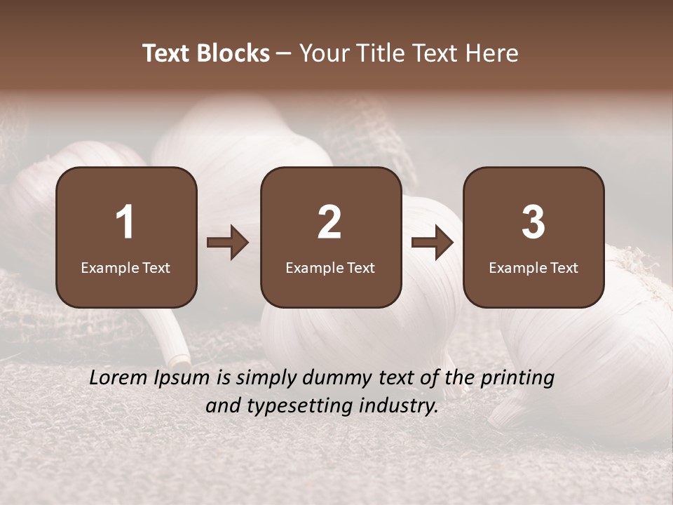 Healthy Bulb Bag PowerPoint Template