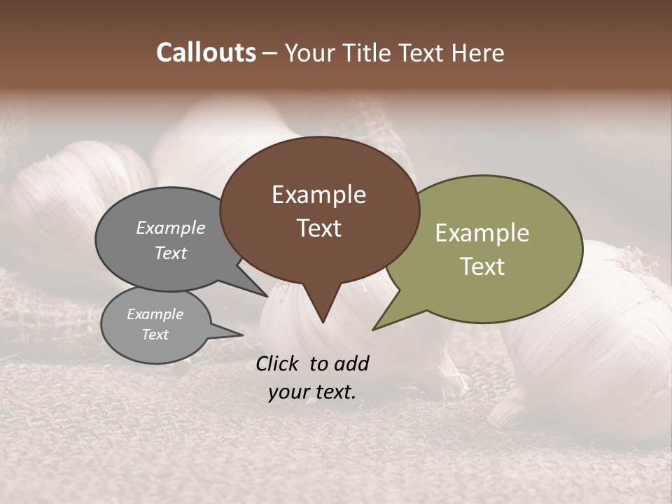 Healthy Bulb Bag PowerPoint Template