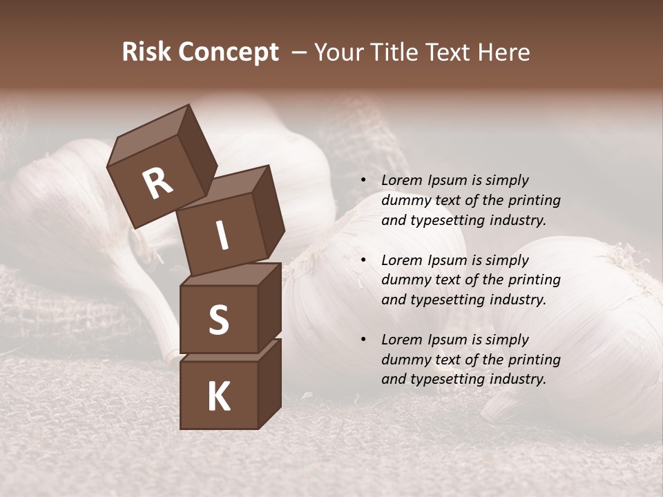 Healthy Bulb Bag PowerPoint Template