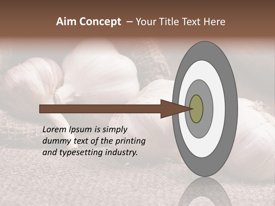 Healthy Bulb Bag PowerPoint Template