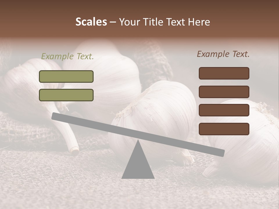 Healthy Bulb Bag PowerPoint Template