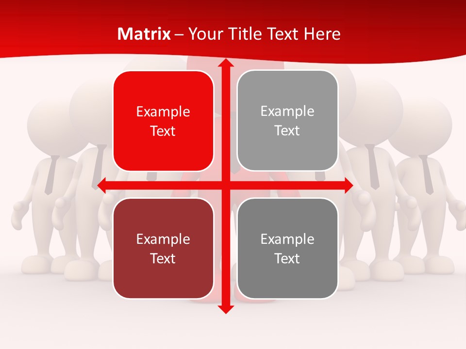 Development White Manager PowerPoint Template