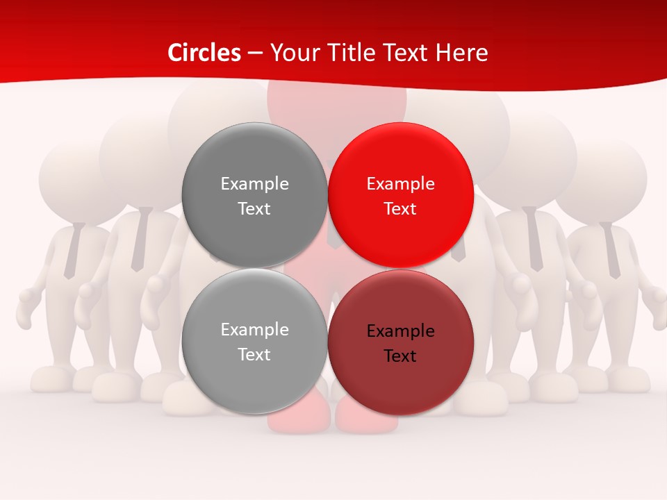 Development White Manager PowerPoint Template