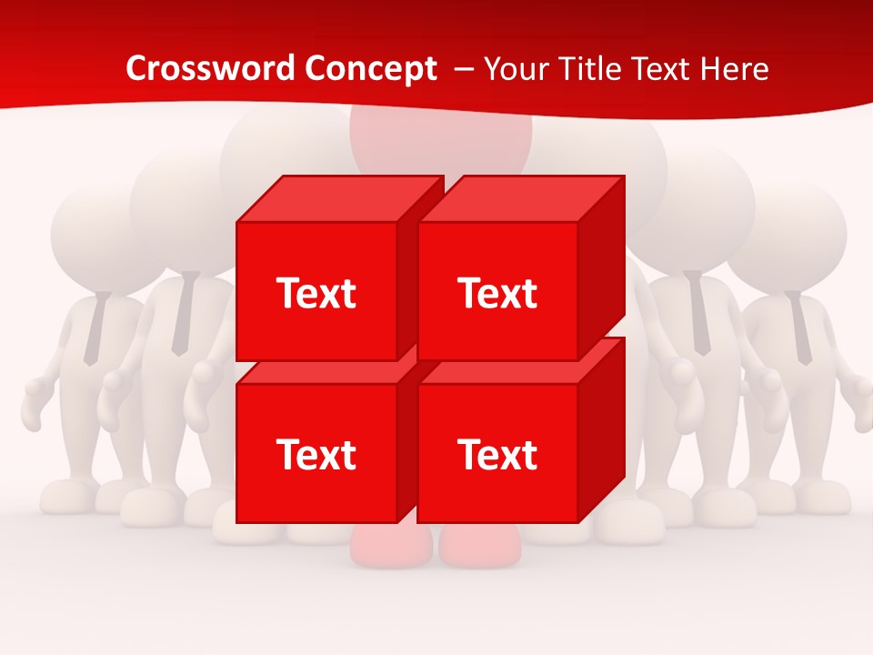 Development White Manager PowerPoint Template