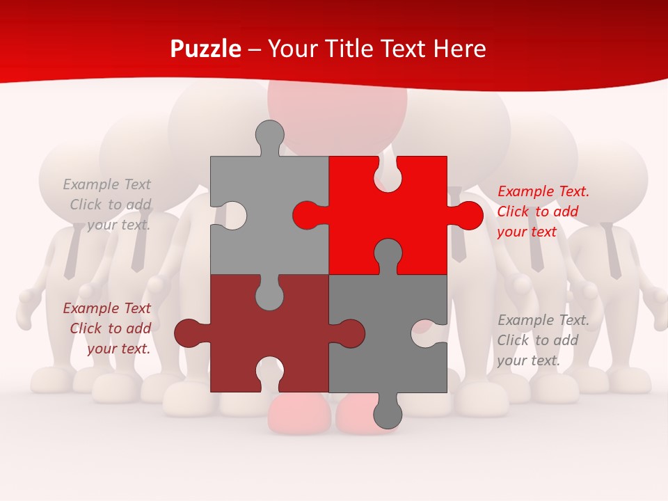 Development White Manager PowerPoint Template