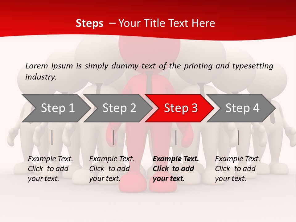 Development White Manager PowerPoint Template
