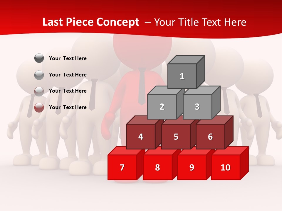 Development White Manager PowerPoint Template