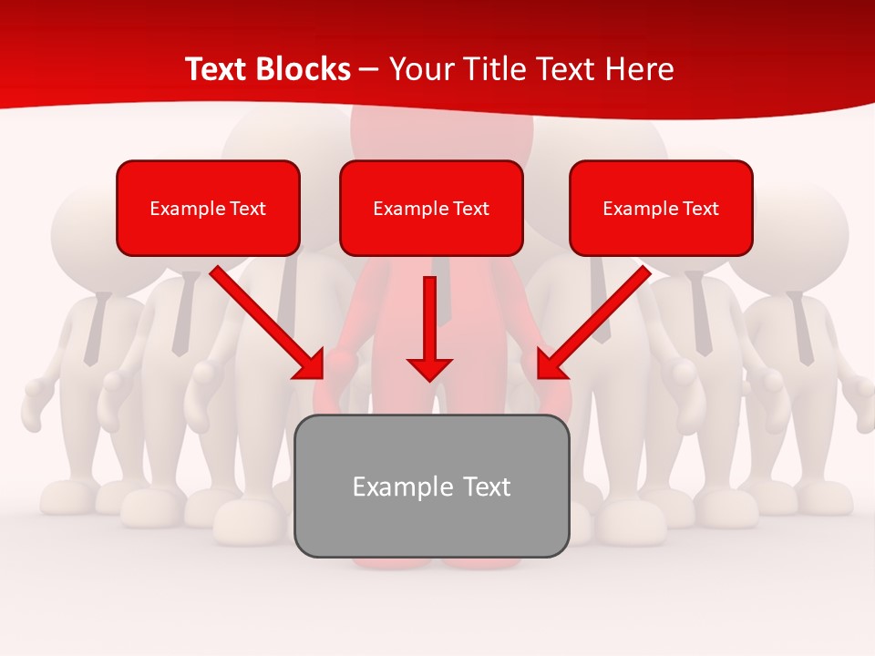 Development White Manager PowerPoint Template