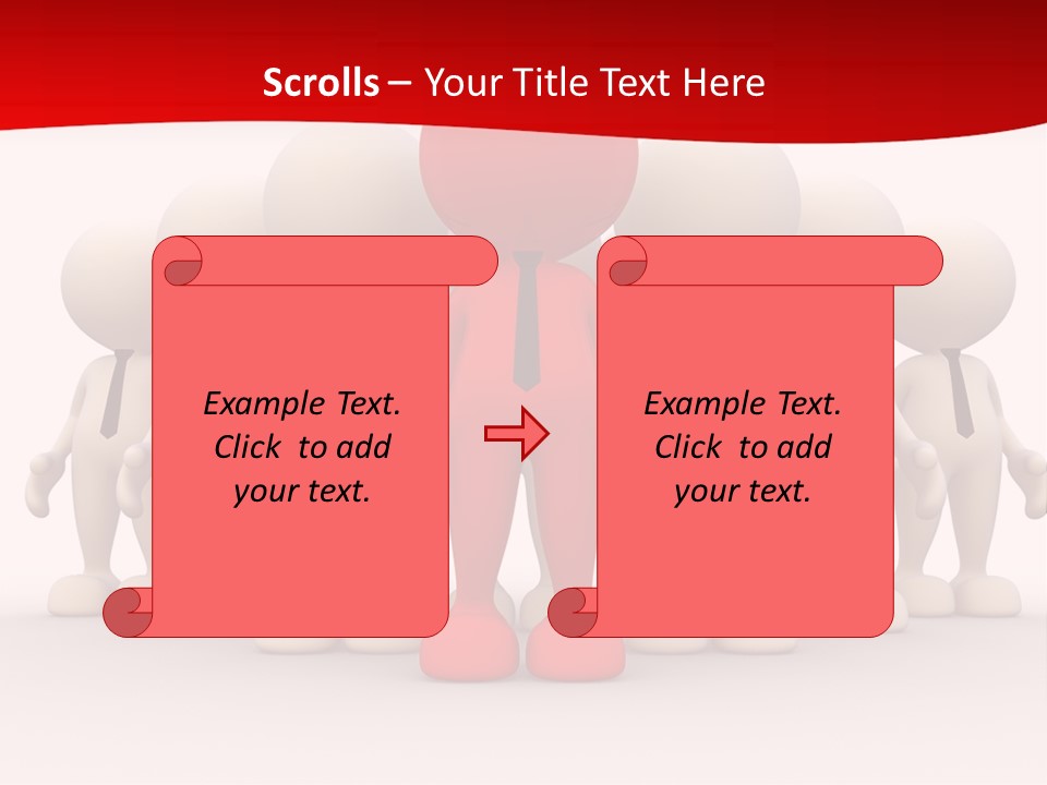 Development White Manager PowerPoint Template