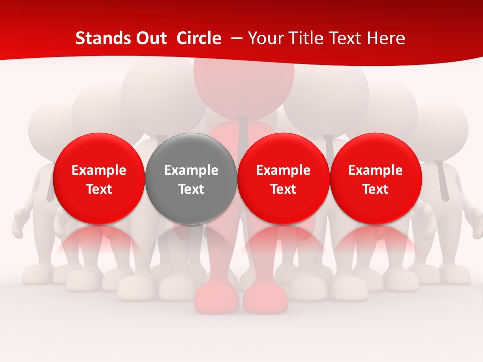 Development White Manager PowerPoint Template