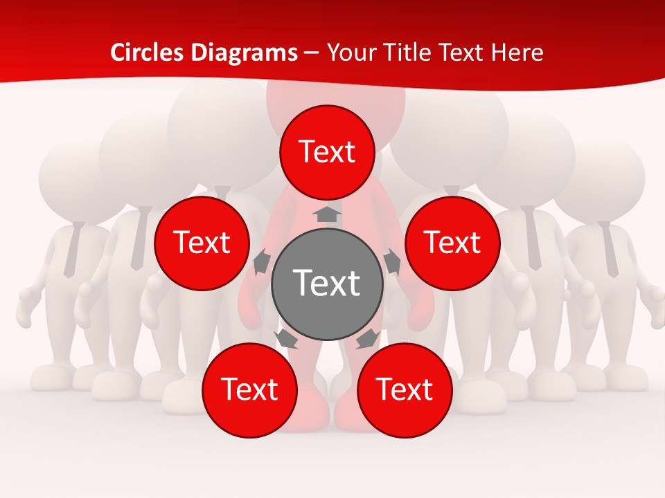 Development White Manager PowerPoint Template