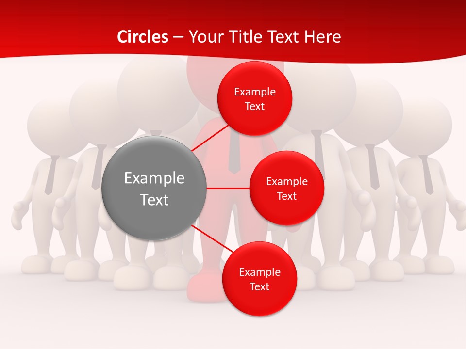 Development White Manager PowerPoint Template