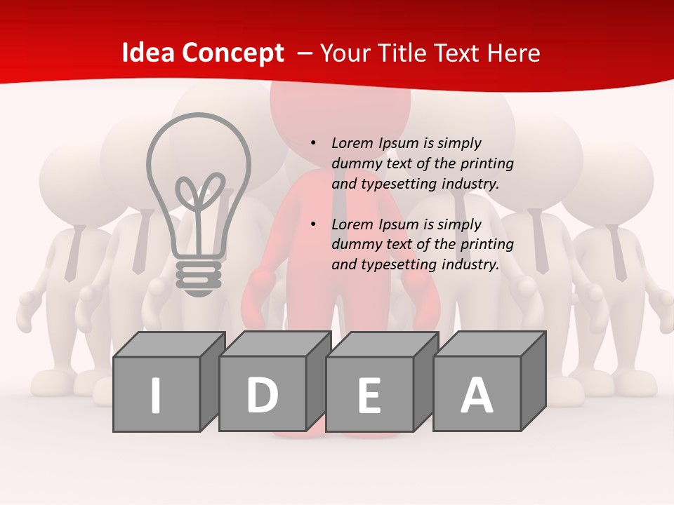 Development White Manager PowerPoint Template