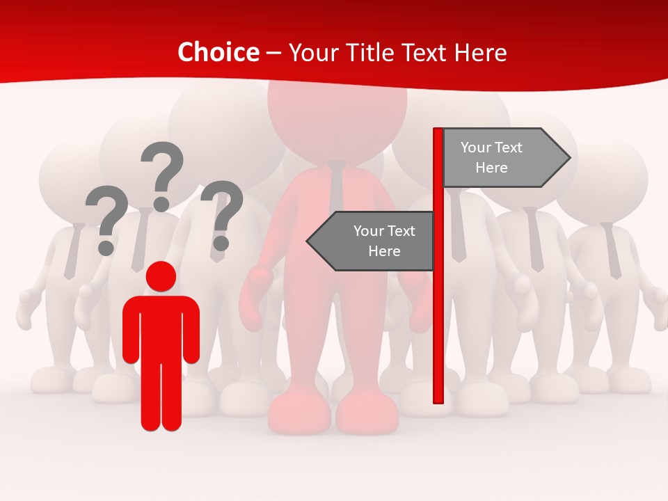 Development White Manager PowerPoint Template